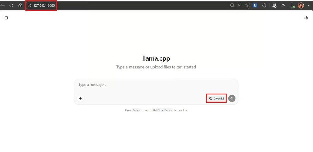 WebUI của Llama.cpp