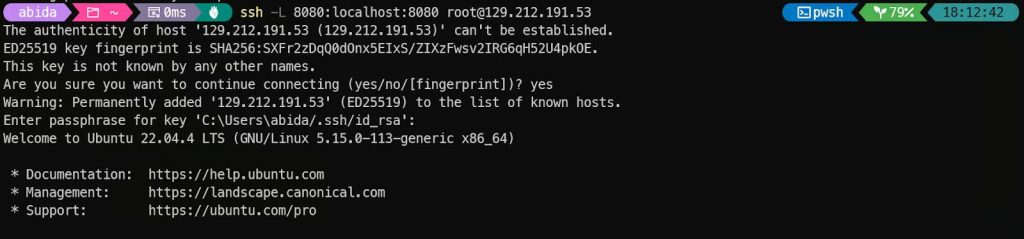 Kết nối với máy ảo Hyperbolic bằng SSH