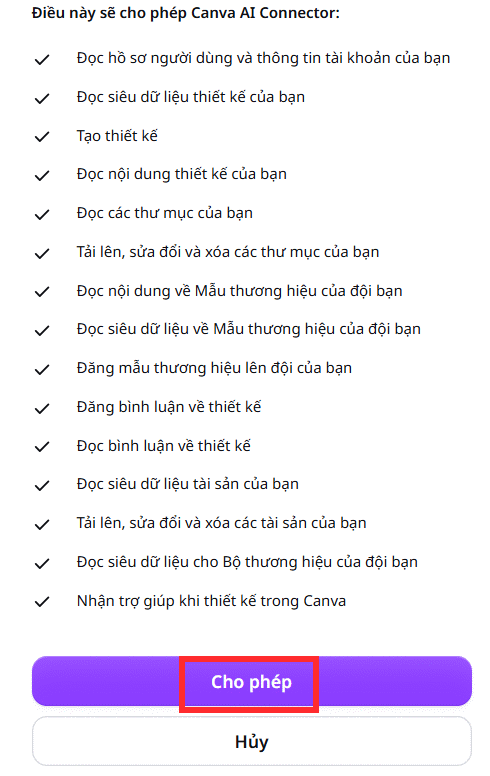 Canva AI Connector trên Gemini