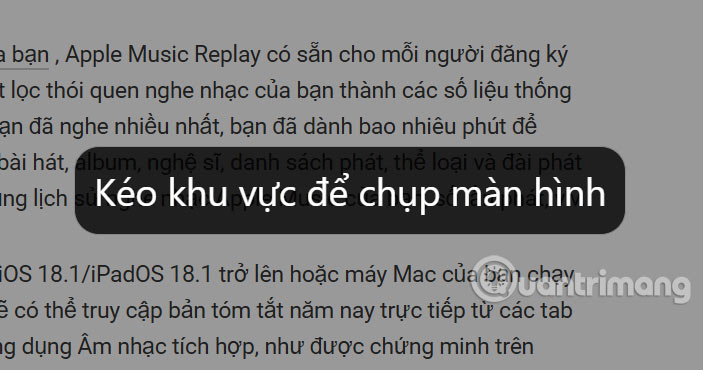 Chụp ảnh màn hình bằng ChatGPT