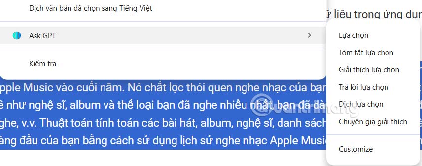 Tóm tắt nội dung bằng ChatGPT