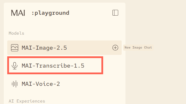 MAI-Transcribe-1.5