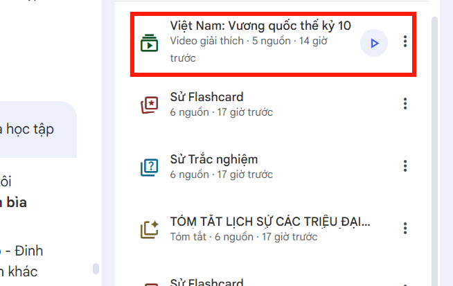 Video tạo trên NotebookLM