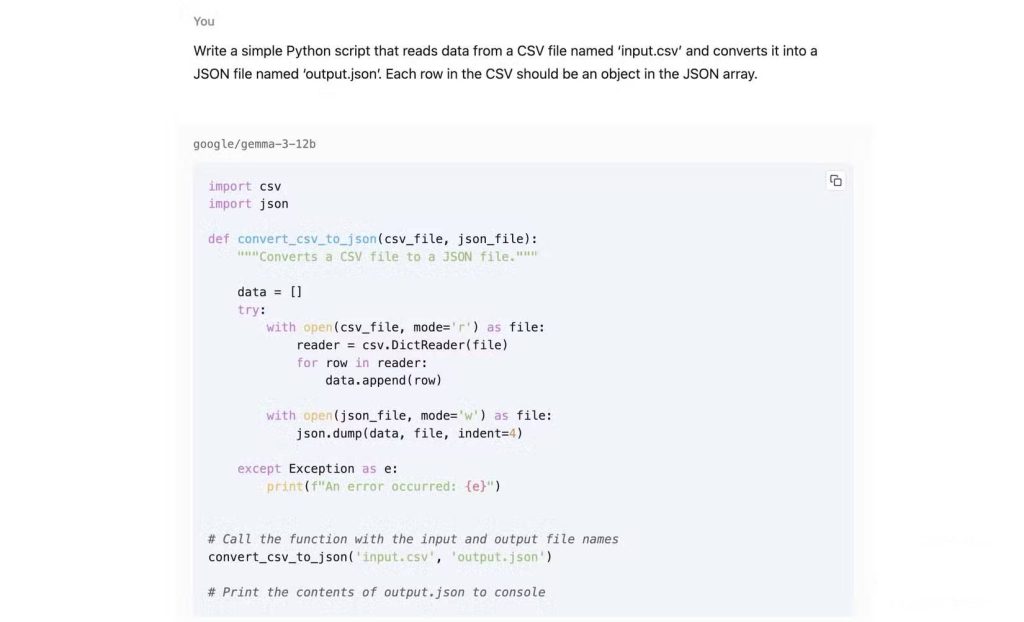 Tạo script Python trong LLM cục bộ