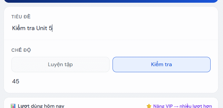 Tiêu đề quiz diemdanh.app