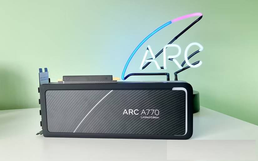 Card đồ họa Intel Arc A770.