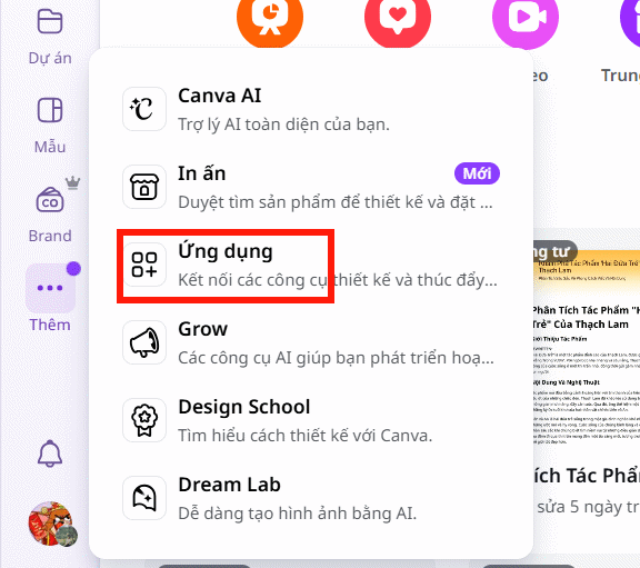 Ứng dụng Canva