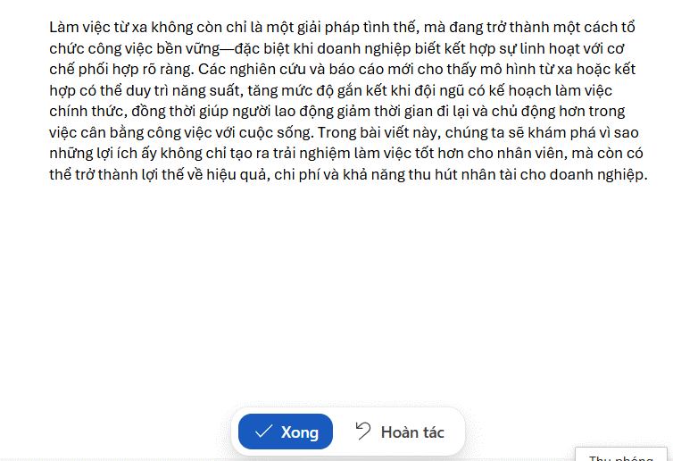 Lưu nội dung AI tạo trong Copilot Word