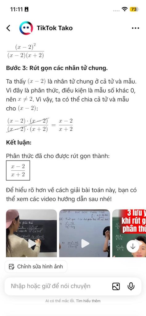 Video gợi ý cho bài tập