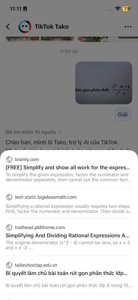Nguồn tham khảo cho lời giải