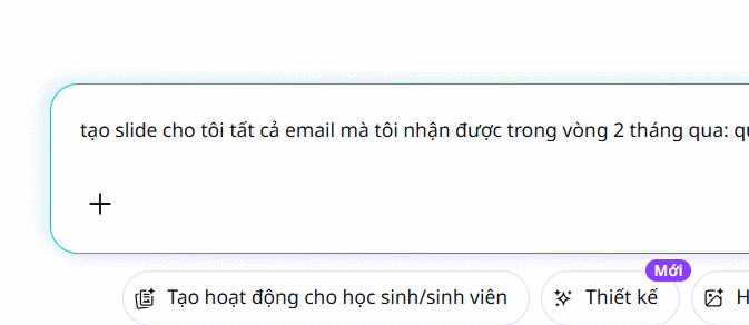 Tạo slide tổng hợp Gmail trên Canva 