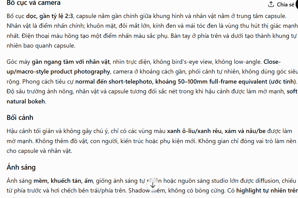 Nội dung prompt AI