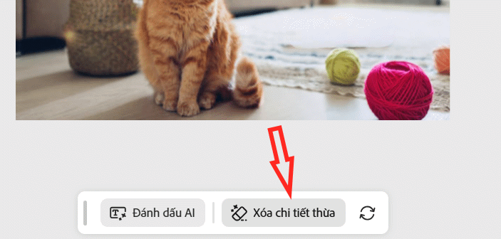 Xóa chi tiết thừa AI trên Photoshop Online