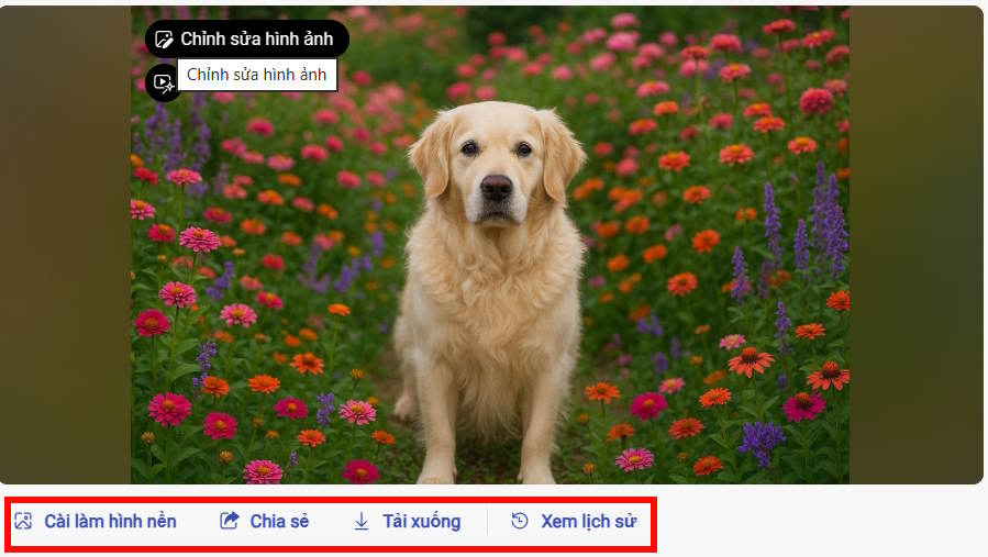 Hình nền AI tạo bằng Bing AI trên máy tính