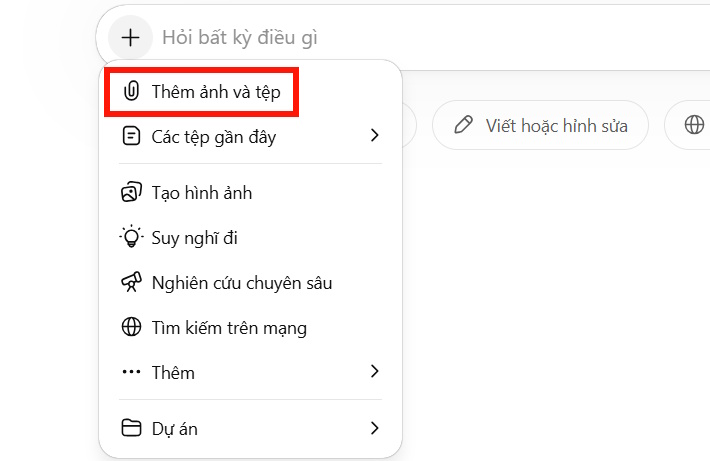 Tải ảnh chân dung lên ChatGPT