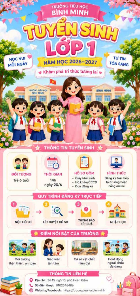 Tuyển sinh lớp 1