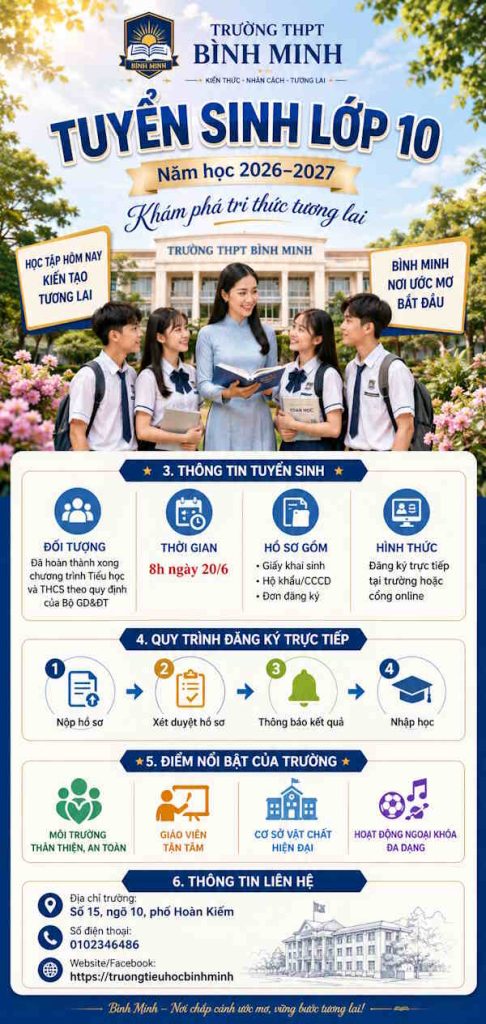 Ảnh tuyển sinh THPT