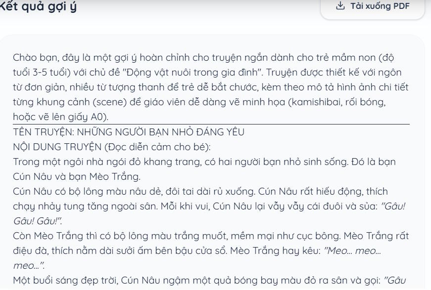 Chủ đề học liệu trên app soạn giáo án
