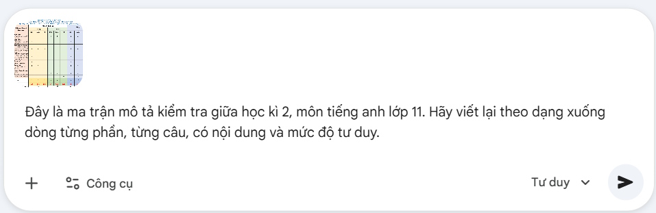 Tạo lệnh viết nội dung đơn giản