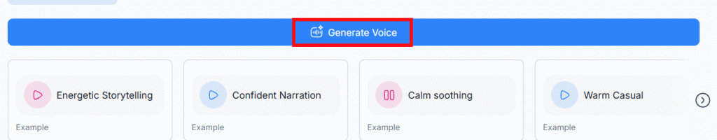 Tạo voice AI trên NoteGPT