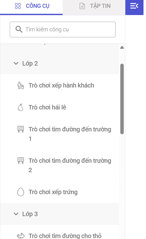 Trò chơi ôn tập tiếng Việt trên chuongtrinhmoi