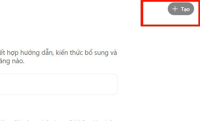 Tạo GPT