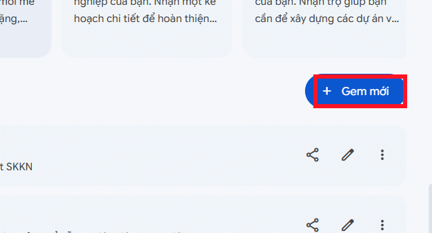 Gem mới trên Gemini