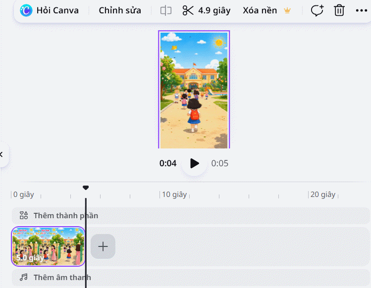Video trên Canva