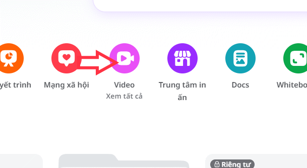 Tạo video trên Canva