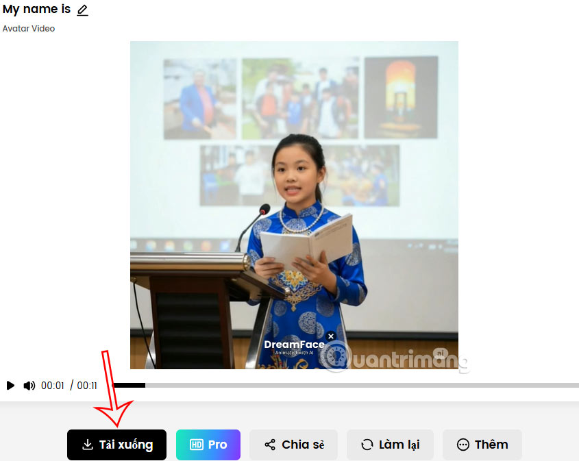 Video nhép miệng AI