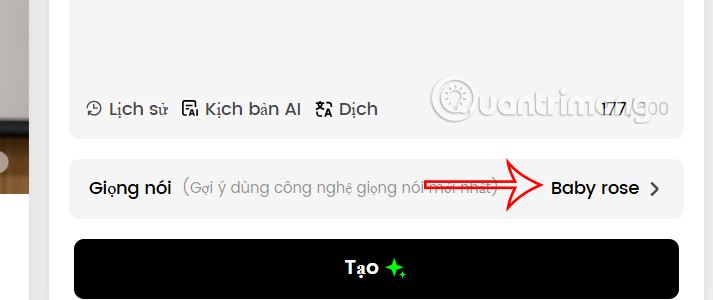 Chọn giọng nhép miệng
