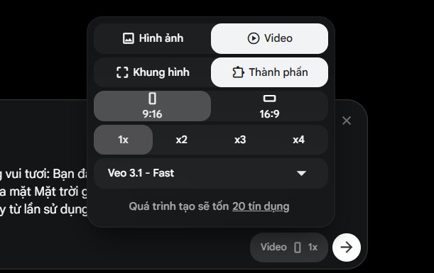 Tạo video từ ảnh quảng cáo sản phẩm trên Flow