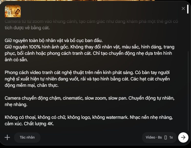 Video cảnh tranh cát