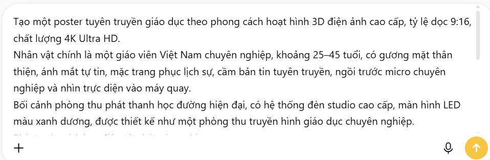 Tạo ảnh poster tuyên truyền