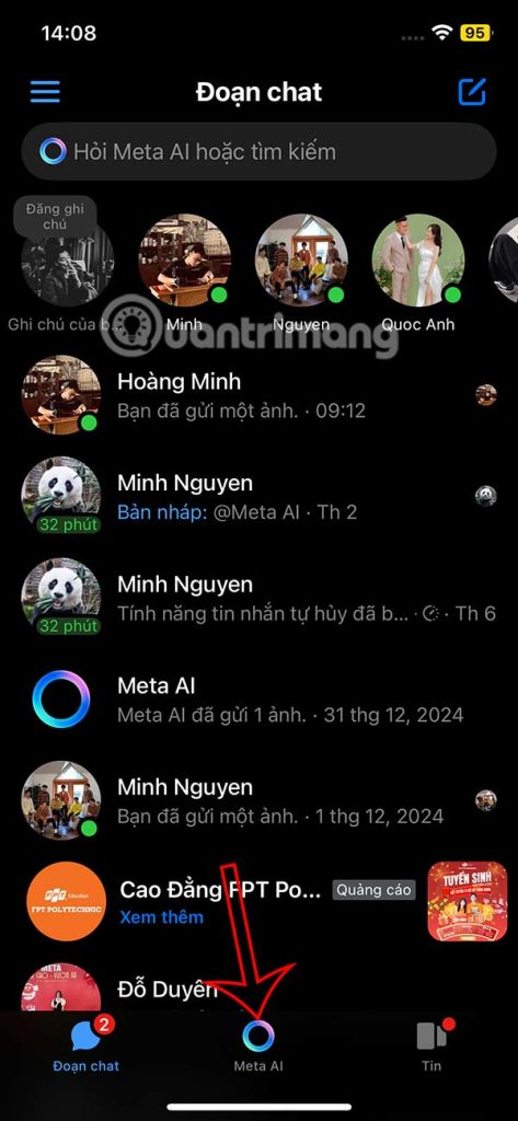 Biểu tượng Meta AI