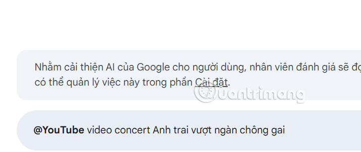 Từ khóa tìm video YouTube 