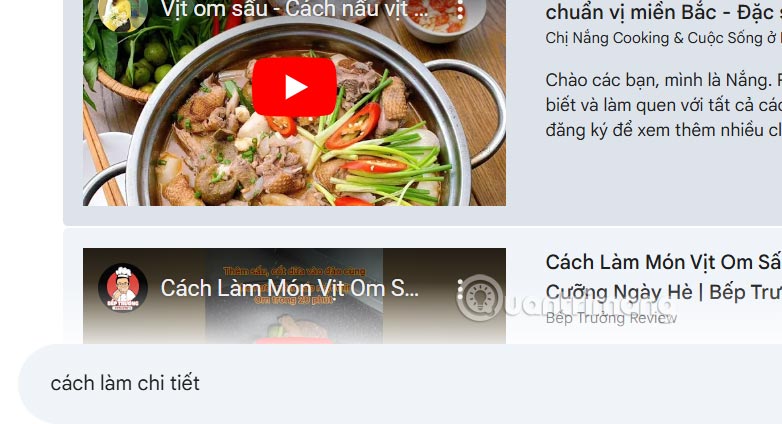 Tìm chi tiết trong video YouTube trên Gemini