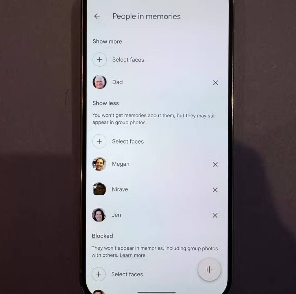 Bộ lọc kỷ niệm trong Google Photos