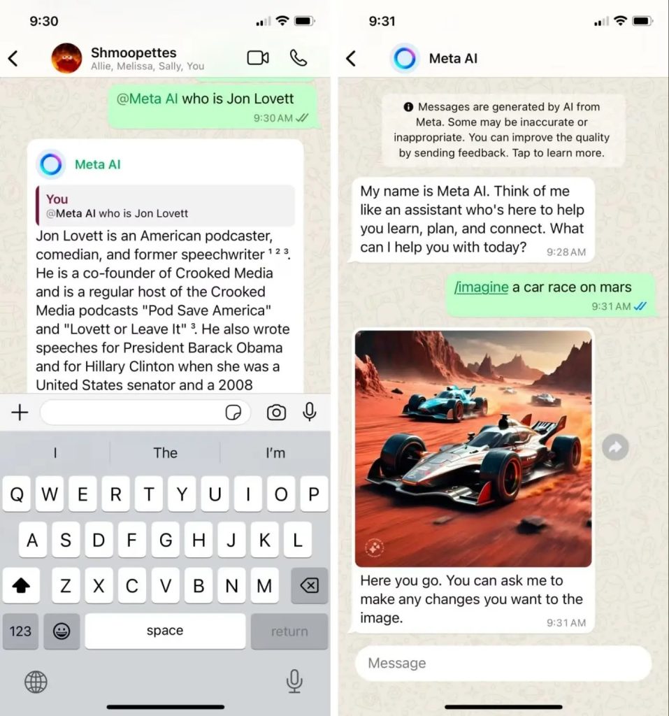 Meta AI, lựa chọn thay thế tốt nhất cho ChatGPT về tích hợp mạng xã hội