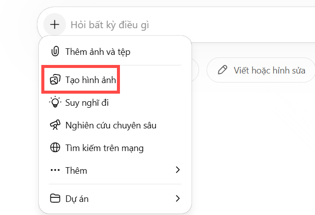 Tạo ảnh trên ChatGPT
