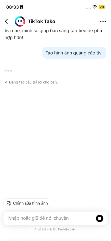 Tạo hình ảnh bằng Tako