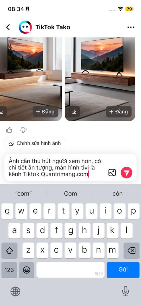 Tạo lại hình ảnh trên Tako