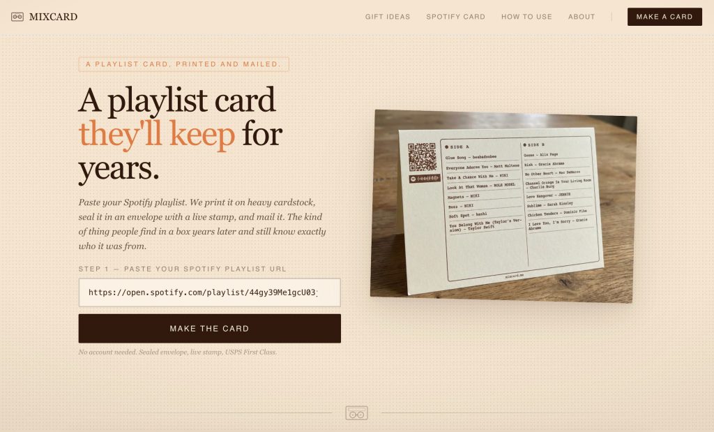 Website MIXCARD