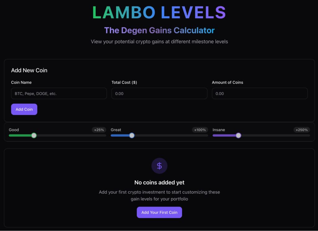 Website Lambo Levels