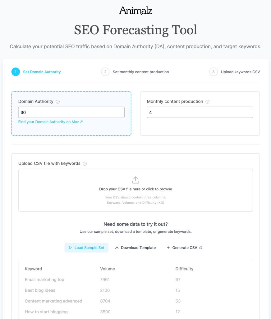 SEO calculator