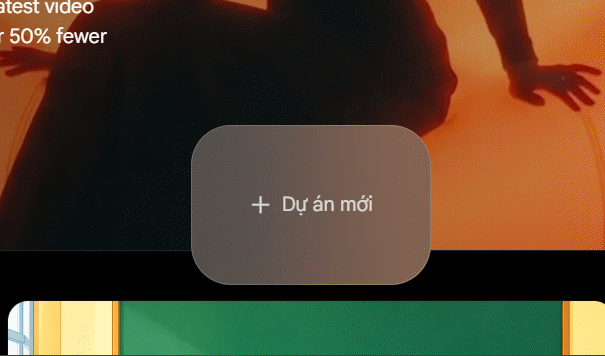 Tạo dự án video mới cho Veo 3