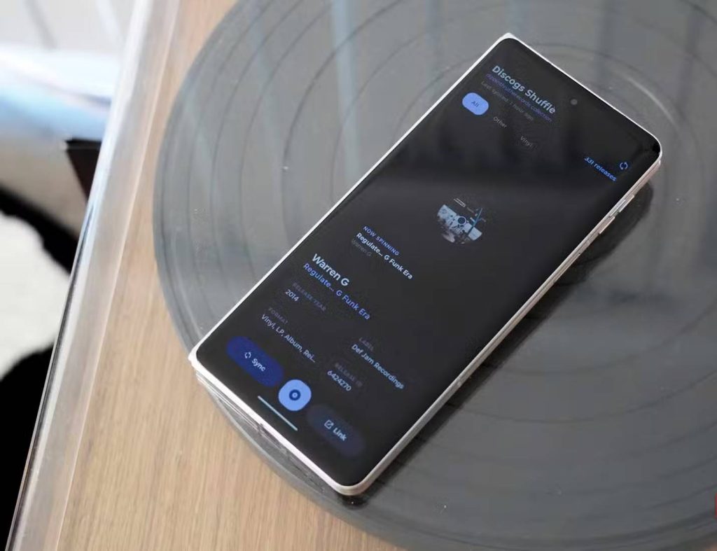 Ứng dụng Discogs Shuffle được tạo bằng Google AI Studio
