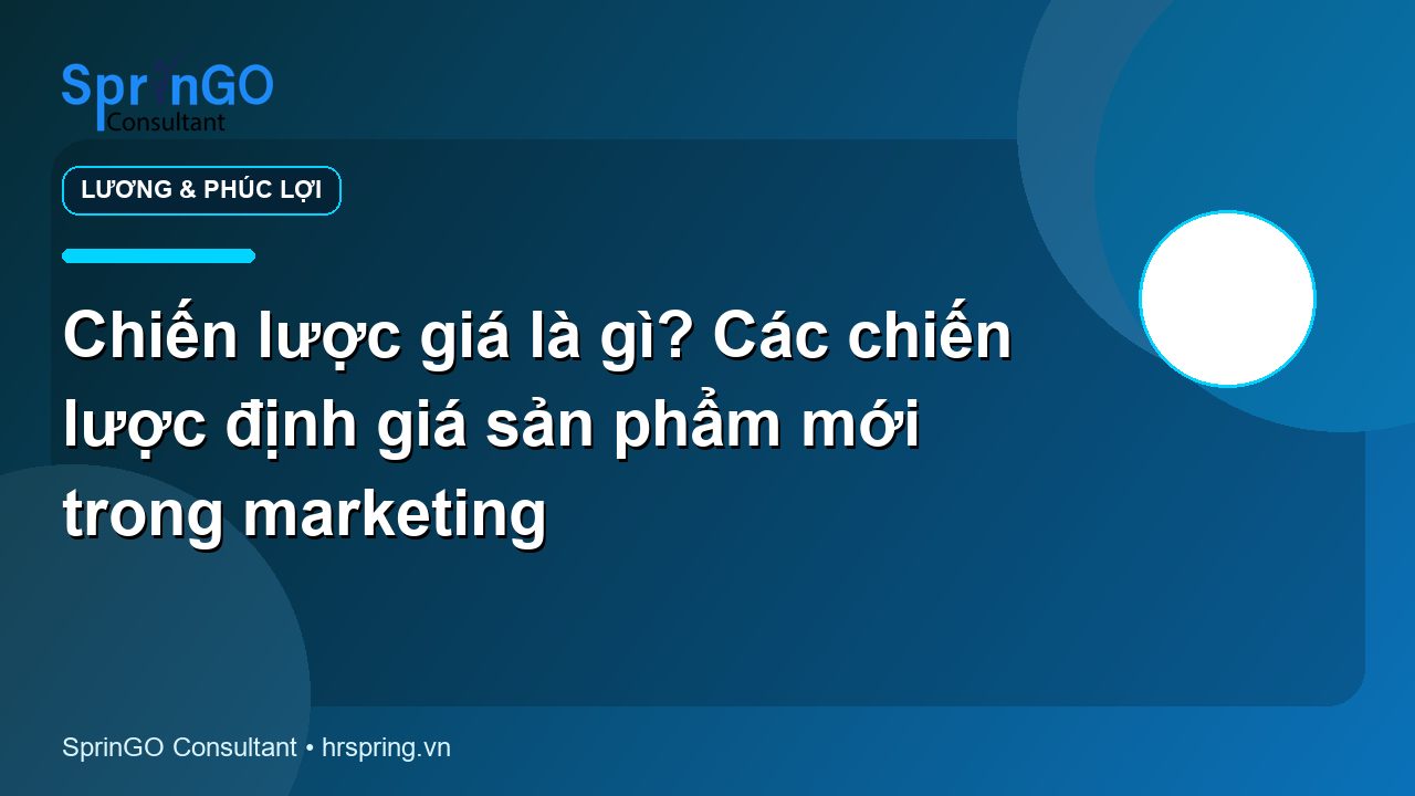 Chiến lược giá là gì? Các chiến lược định giá sản phẩm mới trong marketing