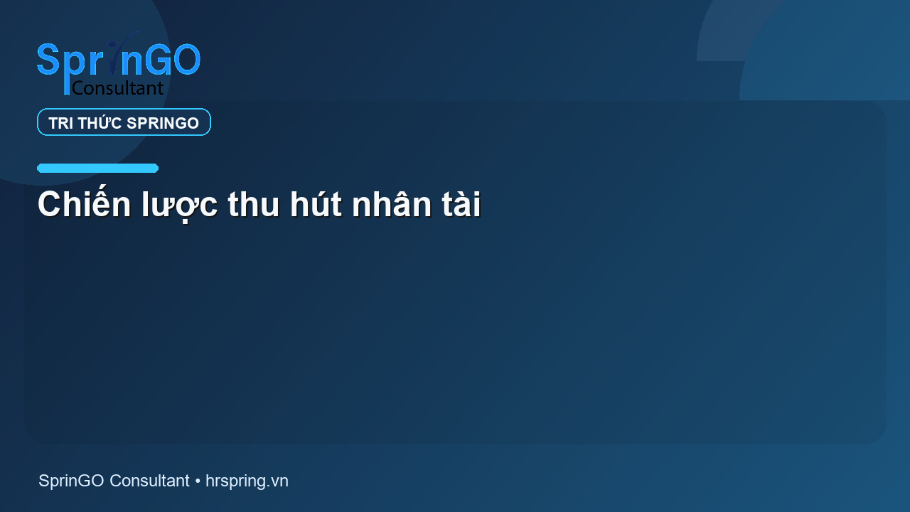 Chiến lược thu hút nhân tài
