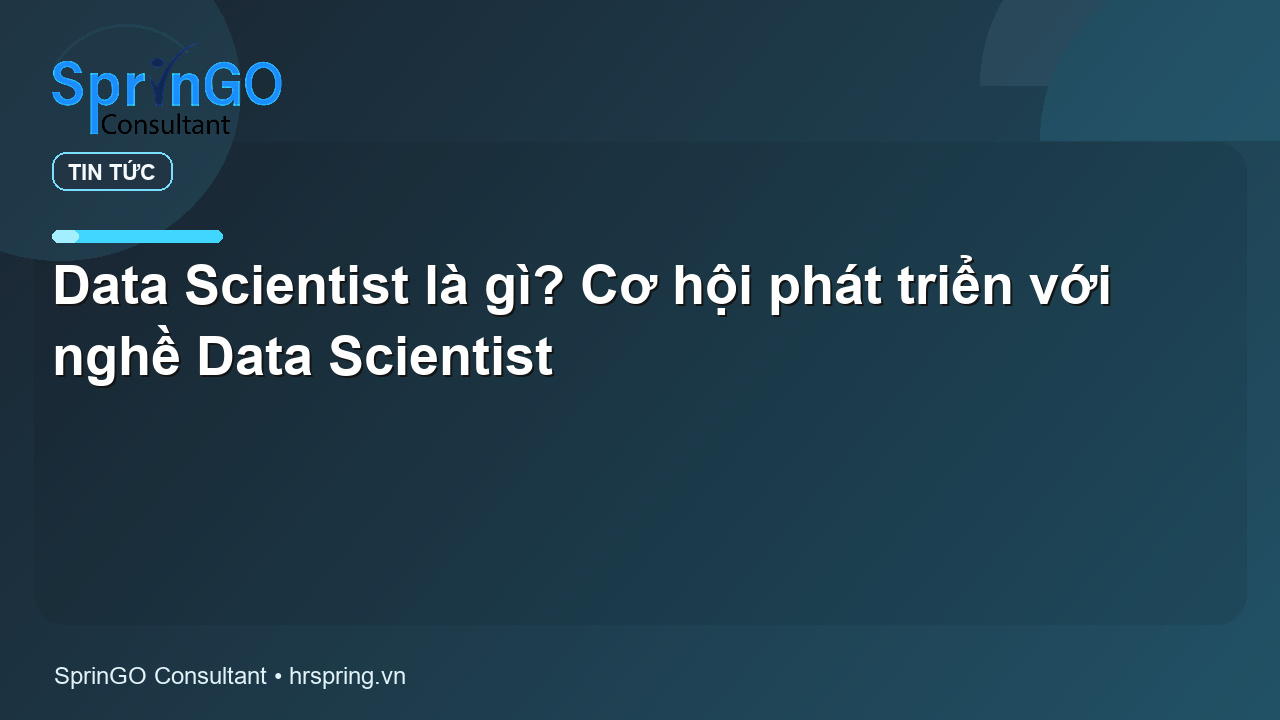 Data Scientist là gì? Cơ hội phát triển với nghề Data Scientist